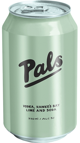 Pals 10 pack cans - vodka, lime and soda