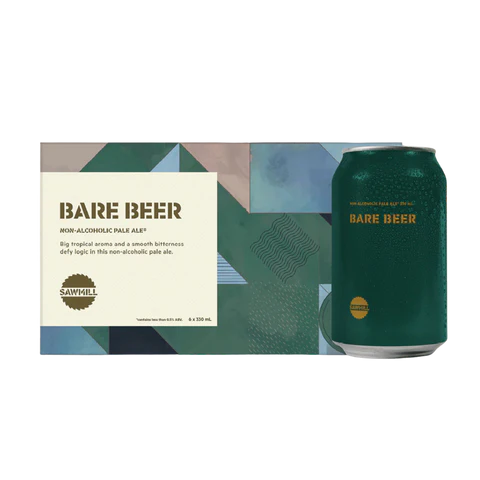 Sawmill Bare Beer 0.5%, 6 pack