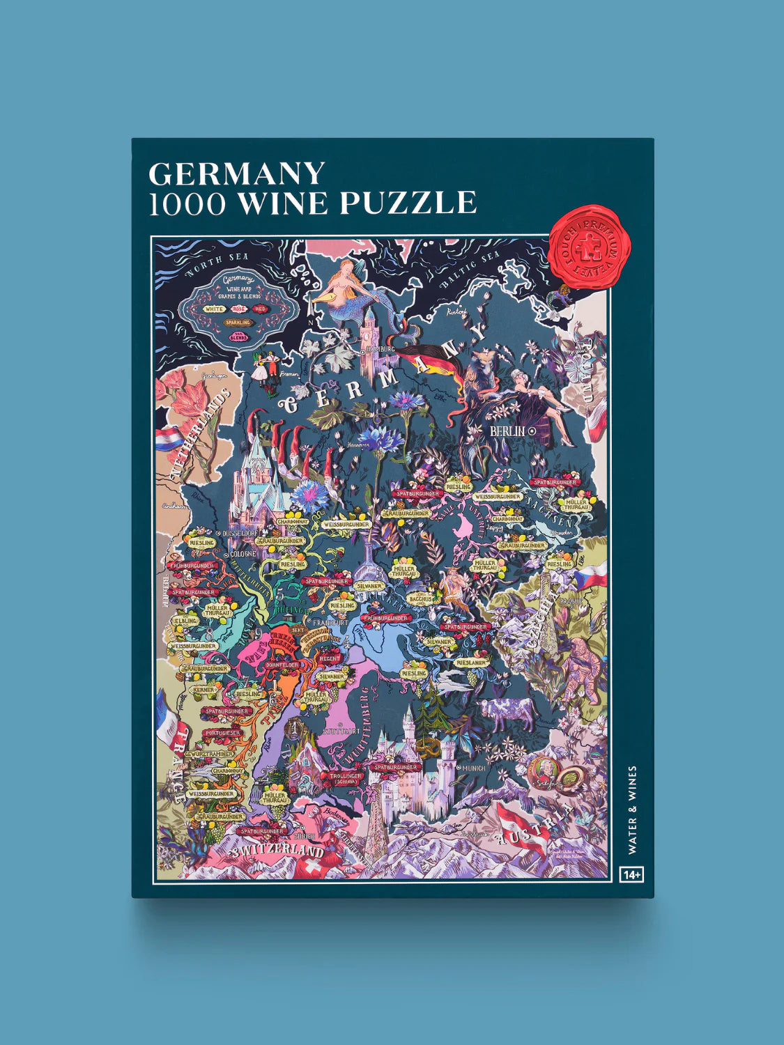 Ravensburger Puzzle 'Wine Labels', 1000 Teile – Für Erwachsene, Made In Germany