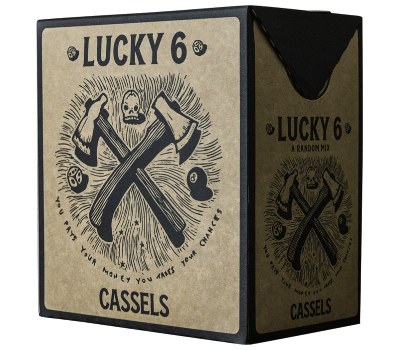 Cassels Lucky 6 Mixed case, 328ml x 6