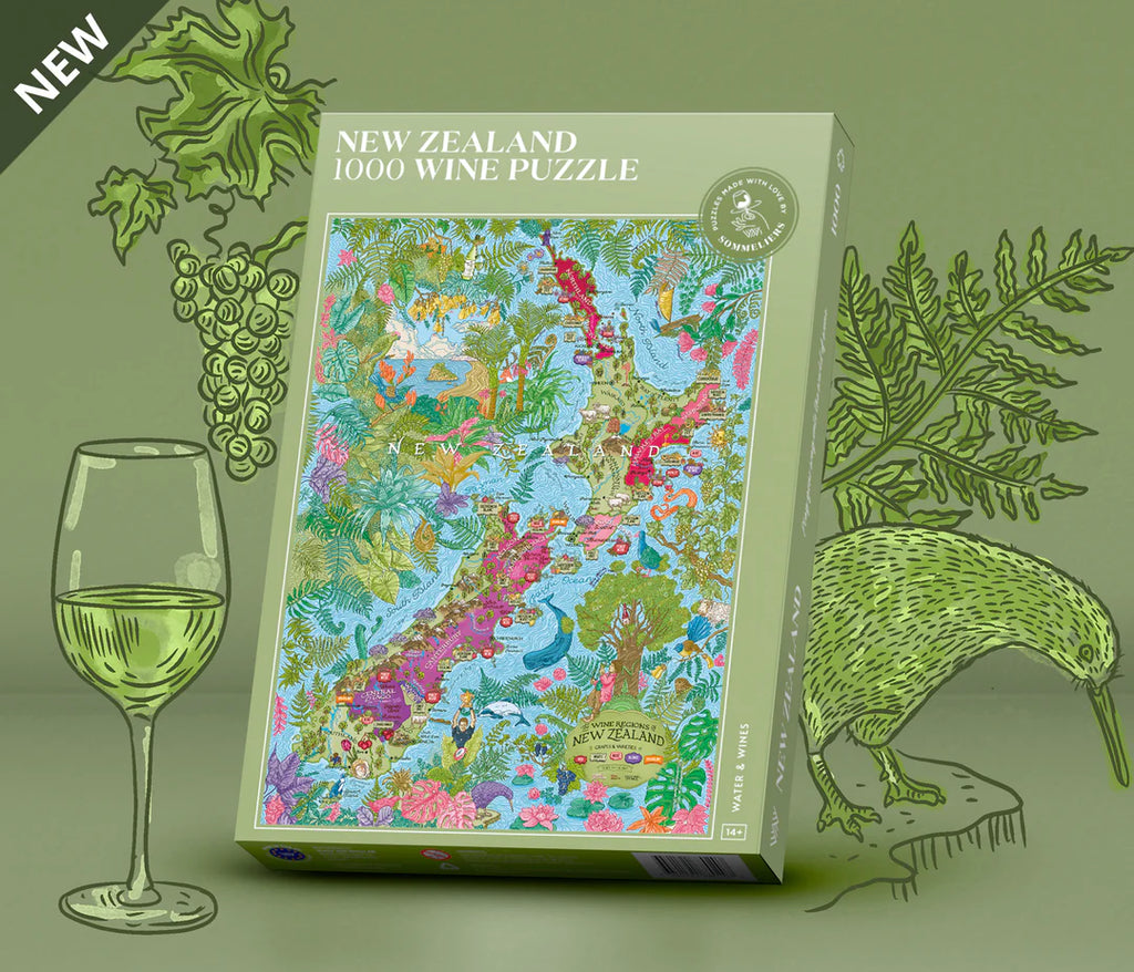 Water & Wine 1000 Piece Puzzle - New Zealand