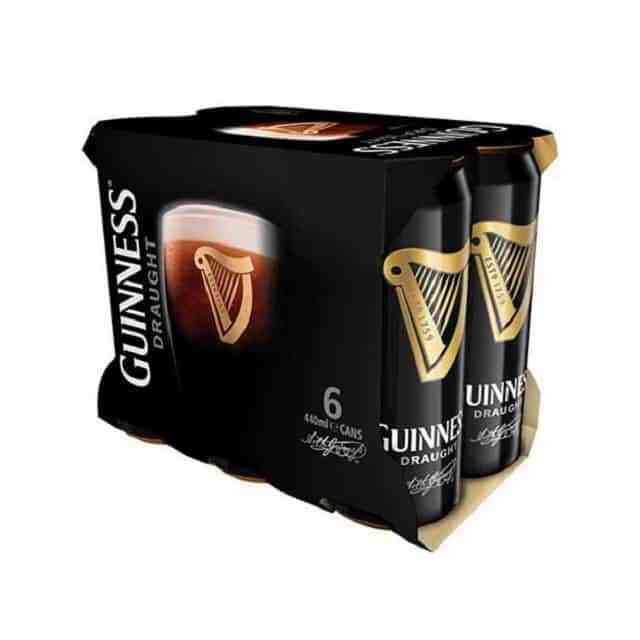 Guinness Draught, 6 pack 440ml cans