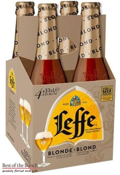 Leffe Blonde 4 pack 330ml bottles