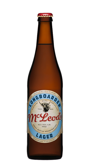 McLeods Longboarder Lager, 330ml bottle
